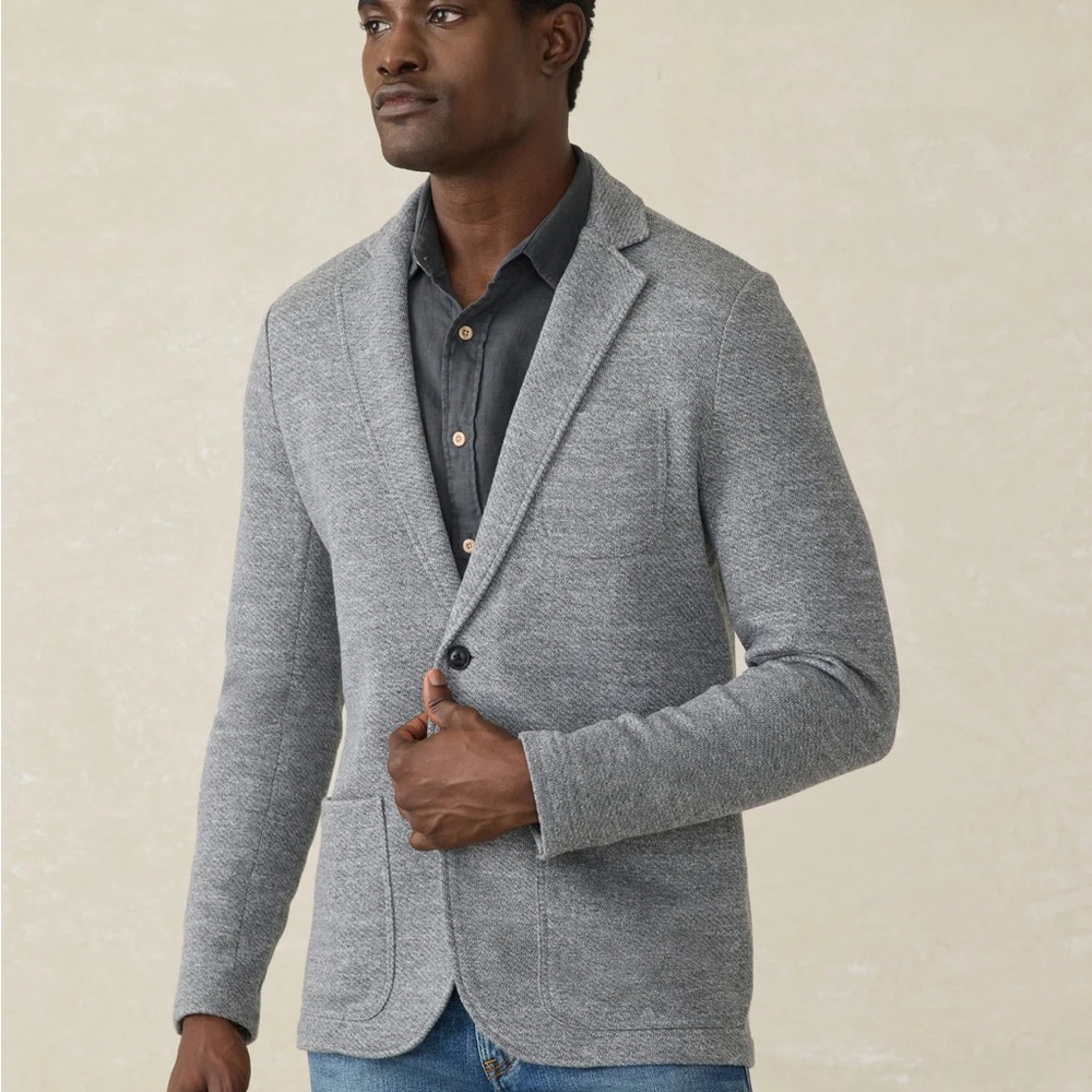 Faherty Men’s Gray Blazer